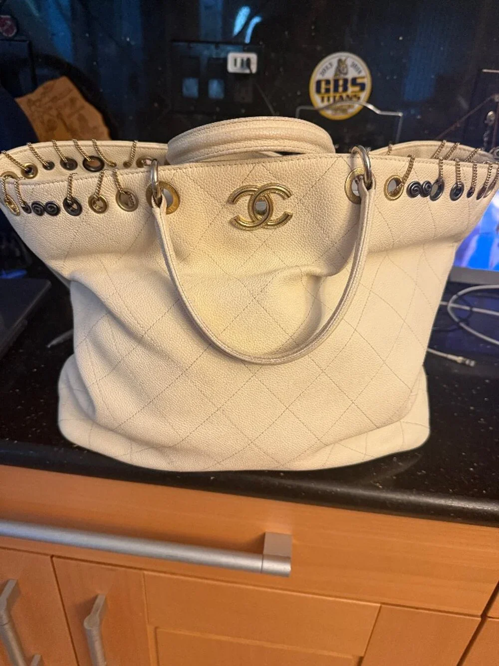 Chanel 2018 Piercing Chic Shopping Tote